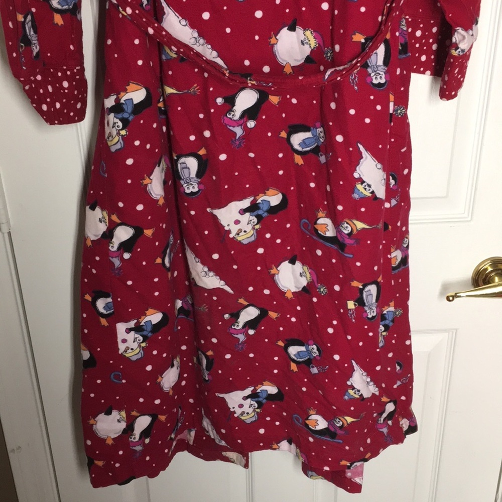 FINAL MARKDOWN Ladies’ Allison Rhea Flannel Holiday Robe (OSFM) - Picture 12 of 12